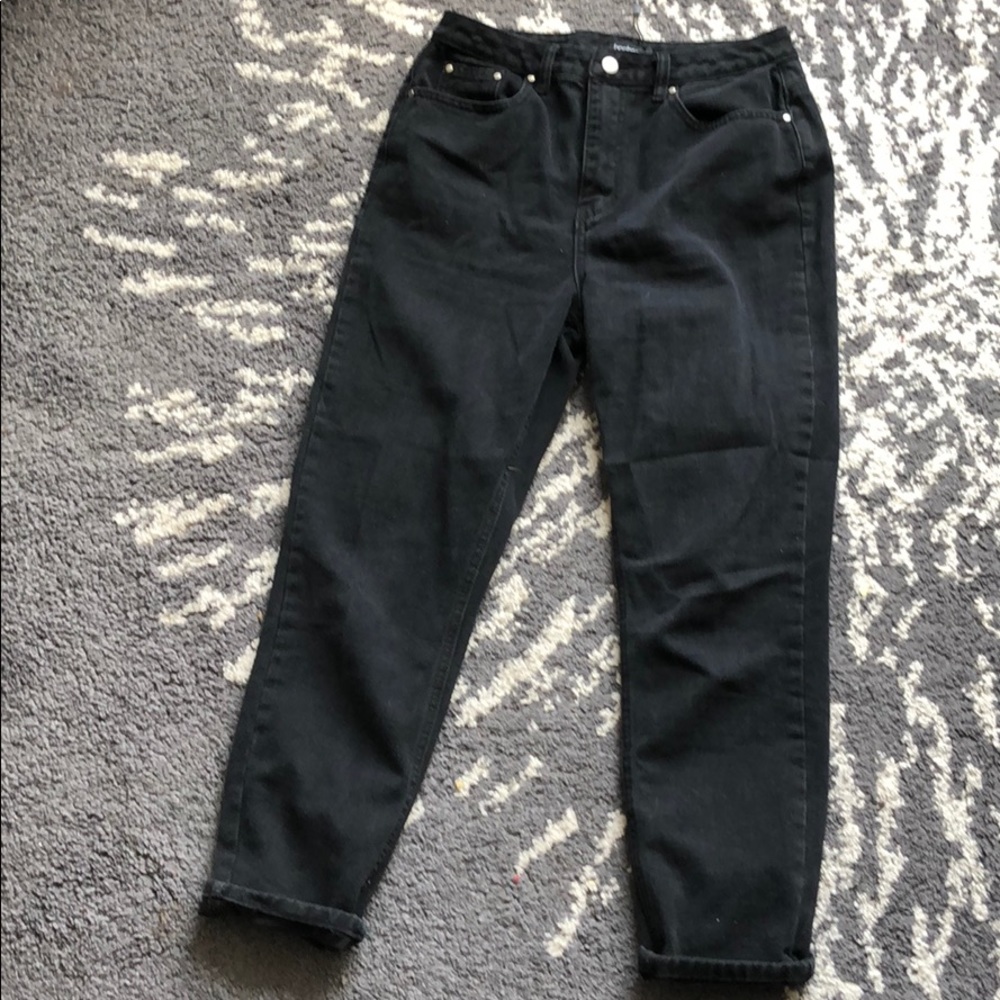 Black boyfriend jeans